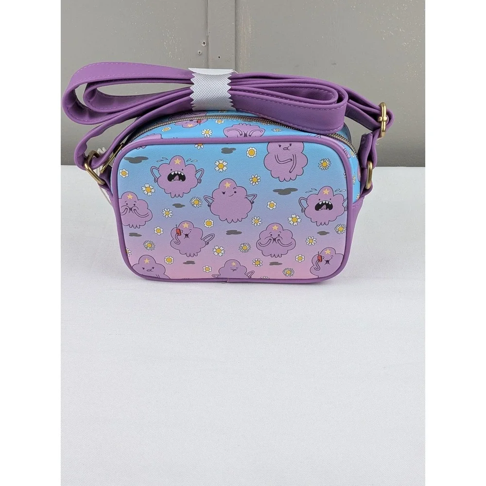 Loungefly Adventure Time Lumpy Space Princess LSP Crossbody Bag Purple New